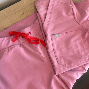 CHALK PINK FIGS SCRUBS 💞🌸💖🎀